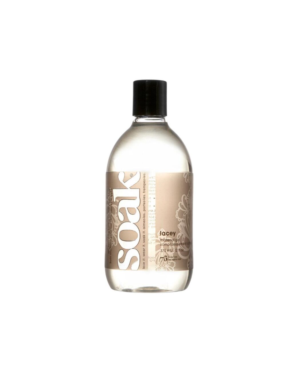 Soak Full Size No Rinse Lingerie & Swimwear Wash - 375ml - Lacey (375ml) - One Size