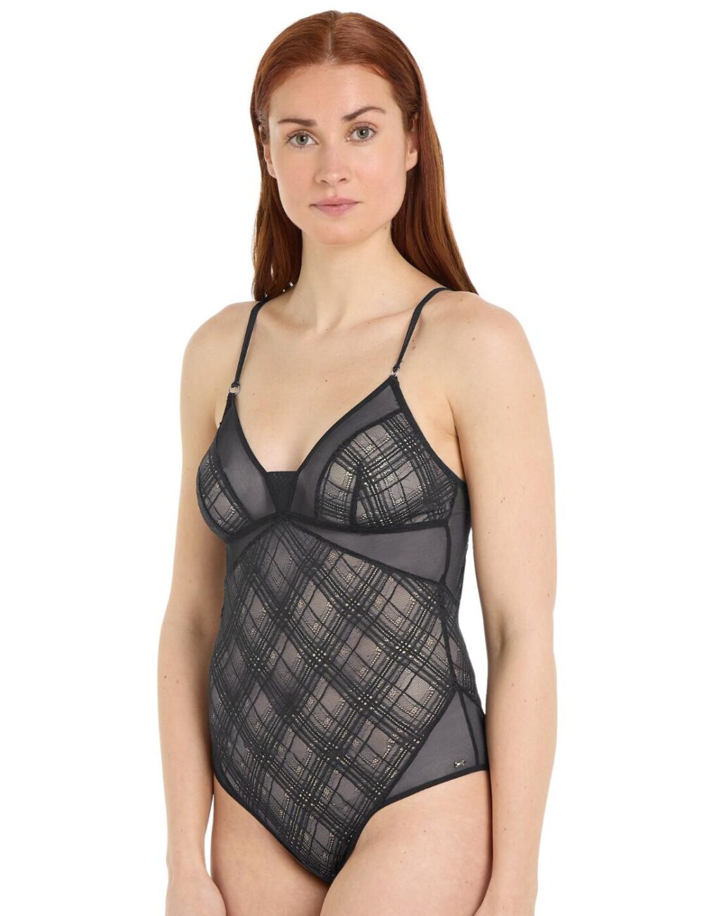 Tommy Hilfiger TH Elevated Non Wired Bodysuit - Black - L - 14