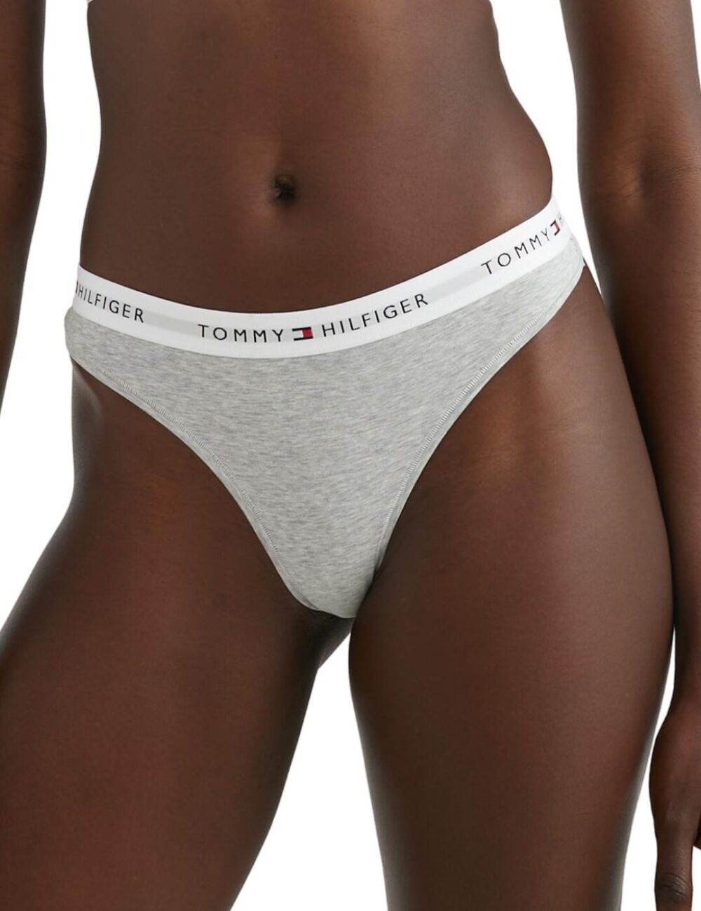 Tommy Hilfiger TH Icon 2.0 Thong - Light Grey Heather - S - 10