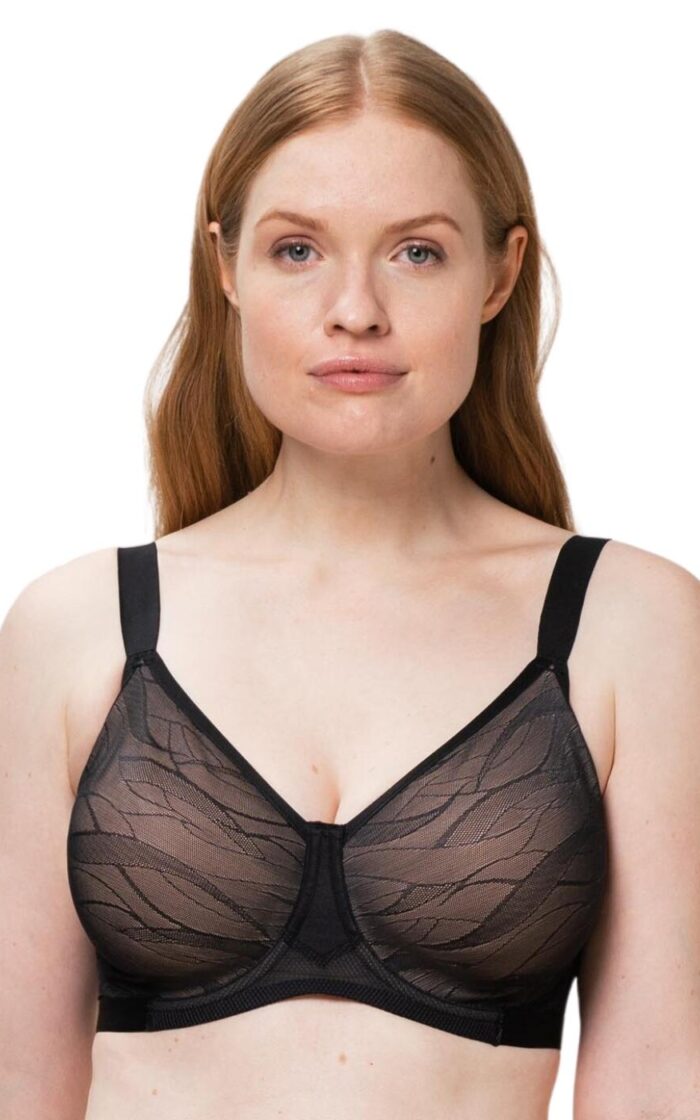 Triumph Airy Sensation Minimiser Bra - Black - 40C