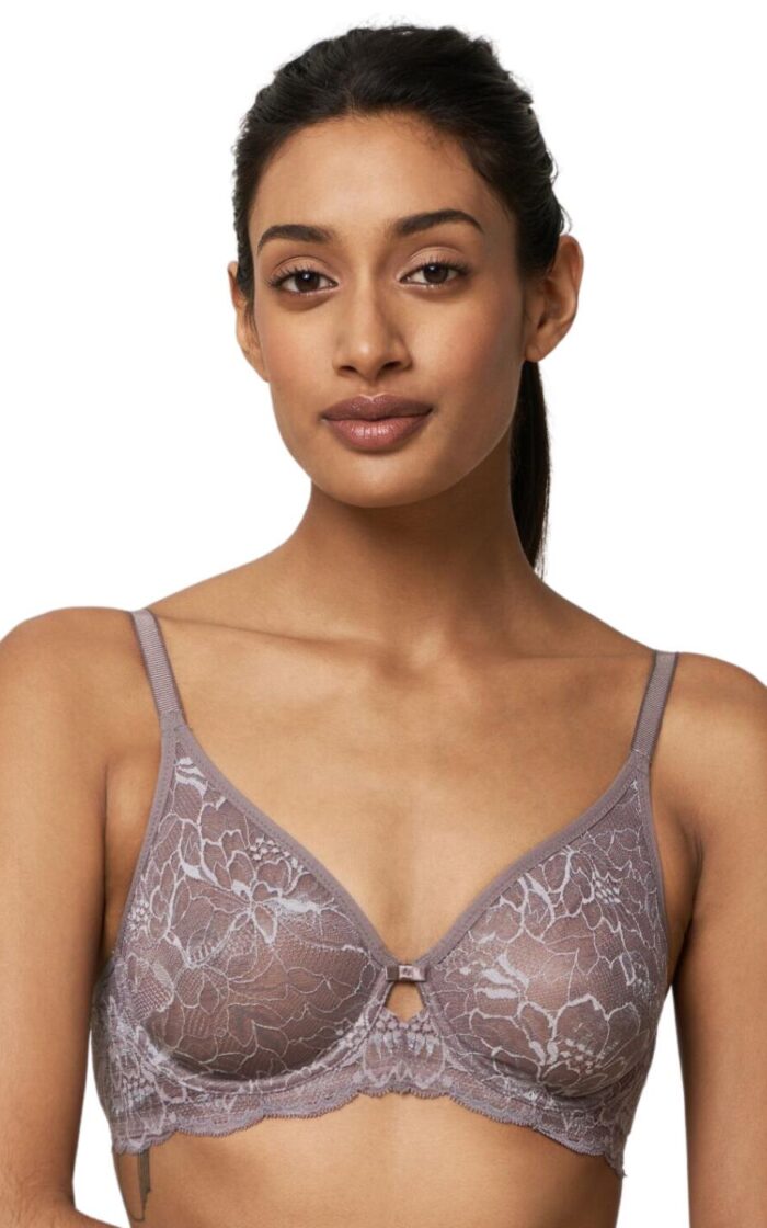 Triumph Amourette Charm Conscious Underwired Bra - Pigeon grey - 32F