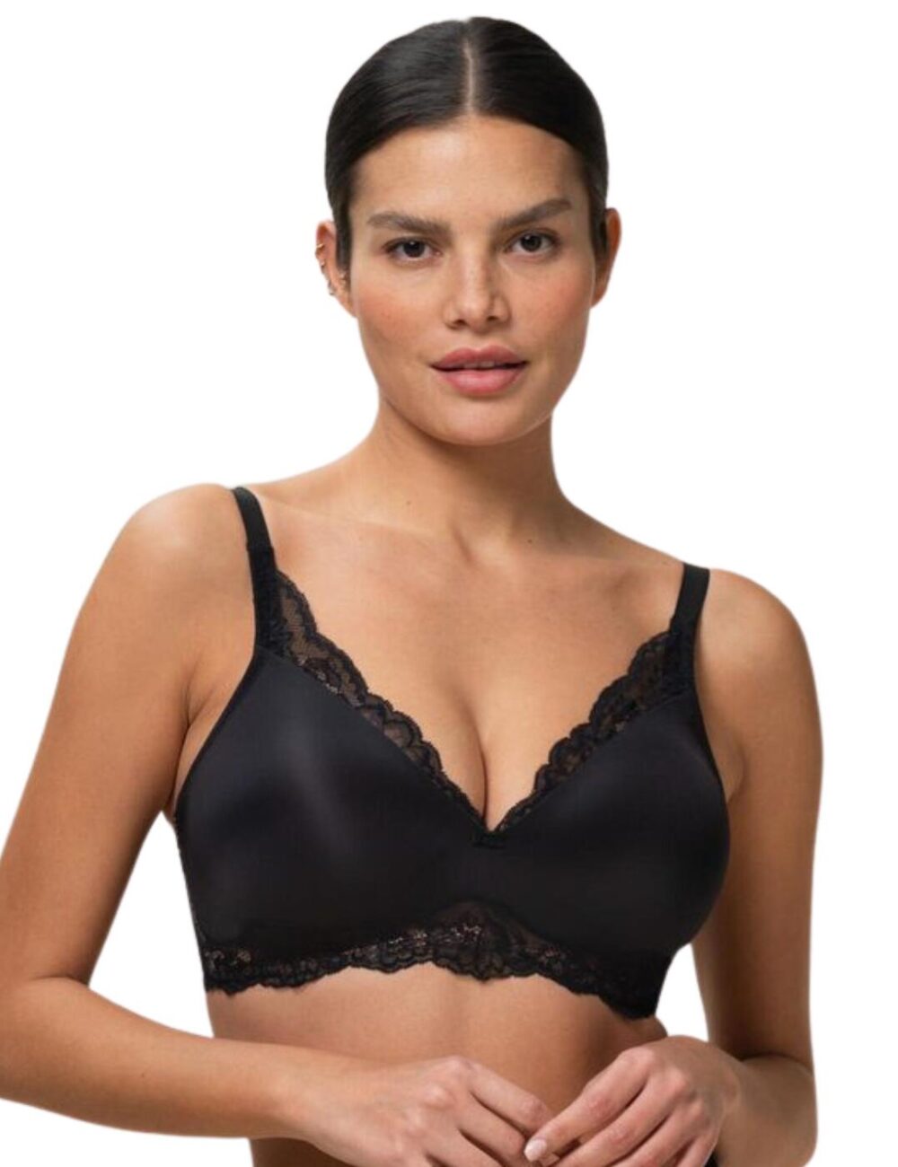 Triumph Amourette Charm Padded Bralette - Black - 36A