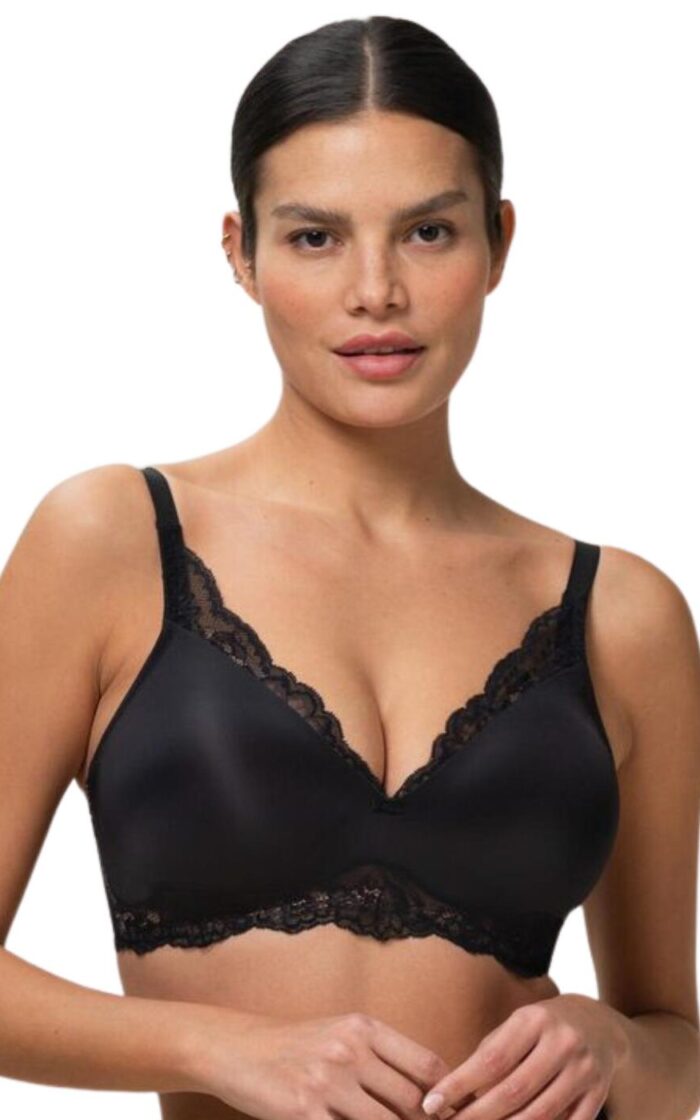 Triumph Amourette Charm Padded Bralette - Black - 36A