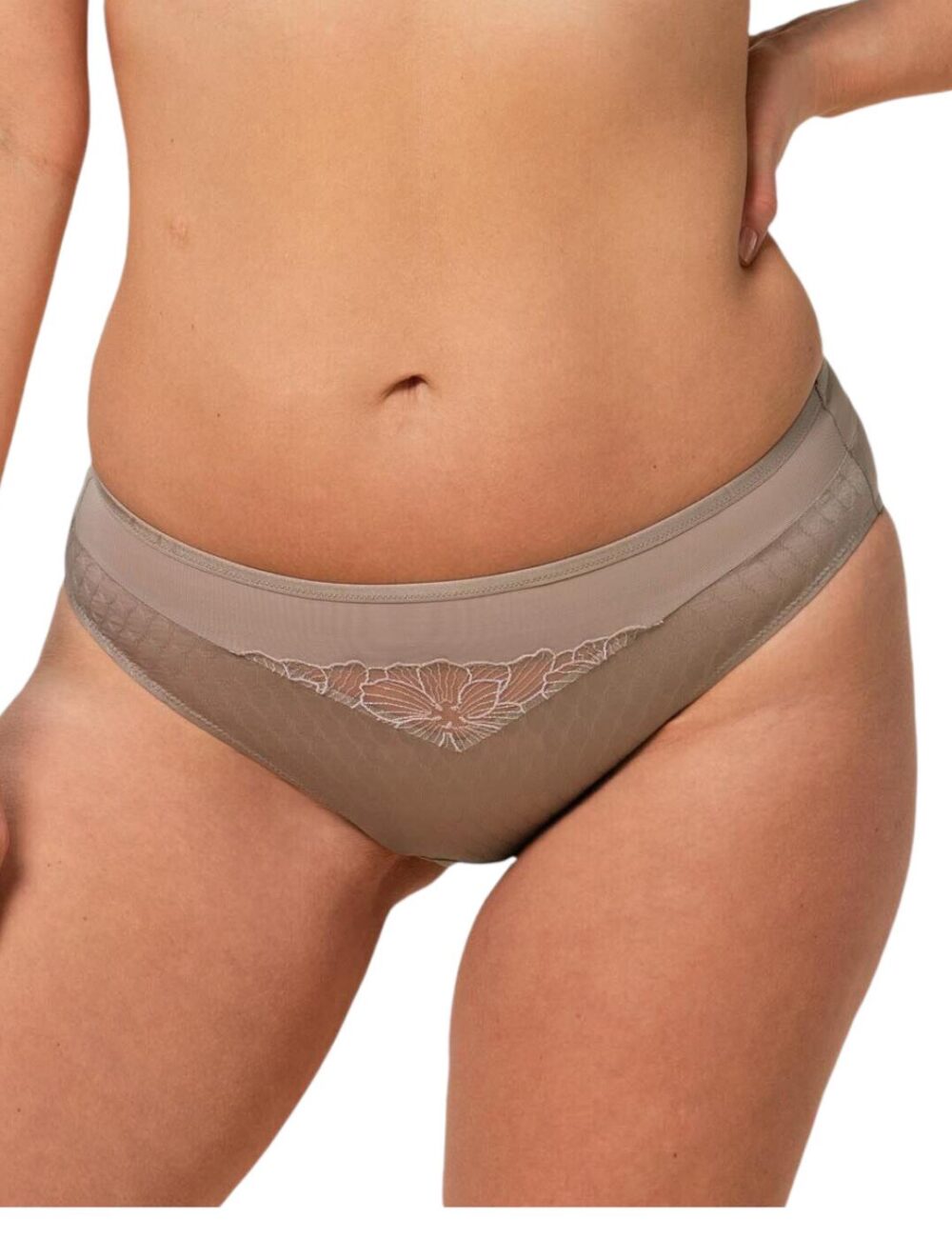 Triumph Azalea Florale Tai Brief - Mink - XS - 8