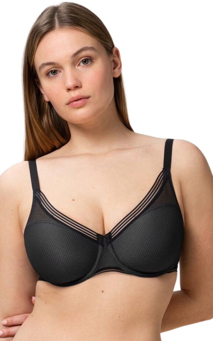 Triumph Infinite Sensation Minimiser Bra - Black - 40E