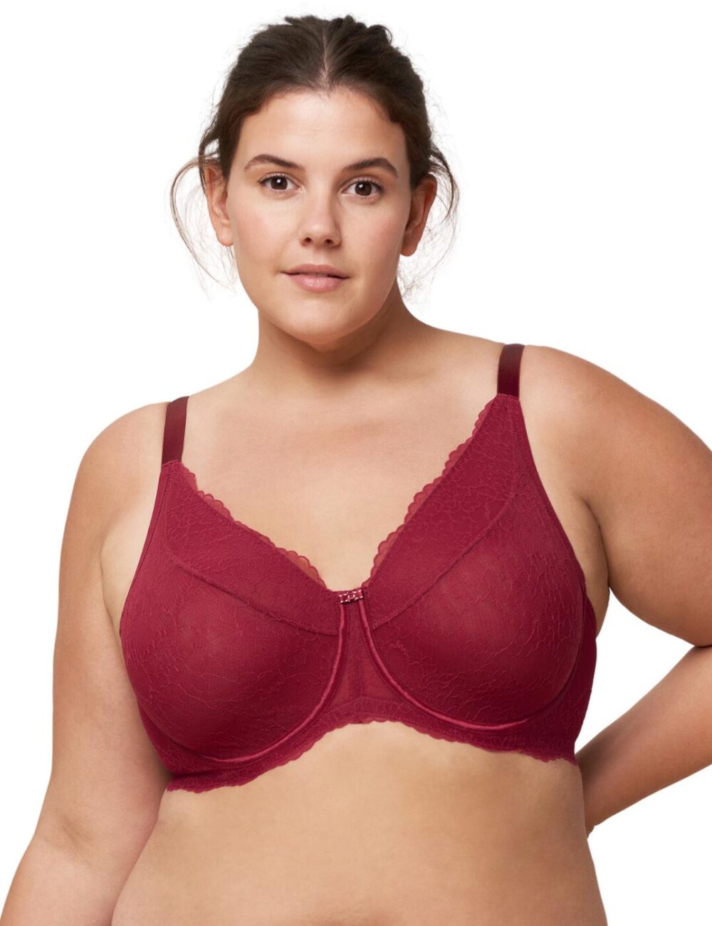 Triumph Mirage Spotlight Minimiser Bra - Rumba Red - 30C