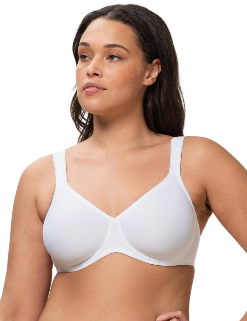 Triumph Modern Soft + Cotton Wired Bra - White - 34B