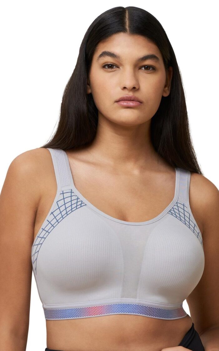 Triumph Triaction Cardio Cloud Sports Bra - Platinum - 32D
