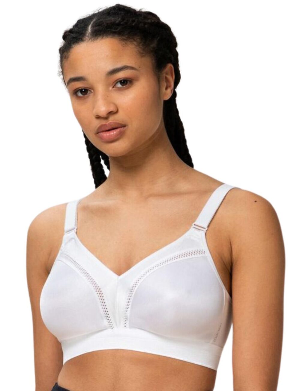 Triumph Triaction Workout Sports Bra - White - 32C