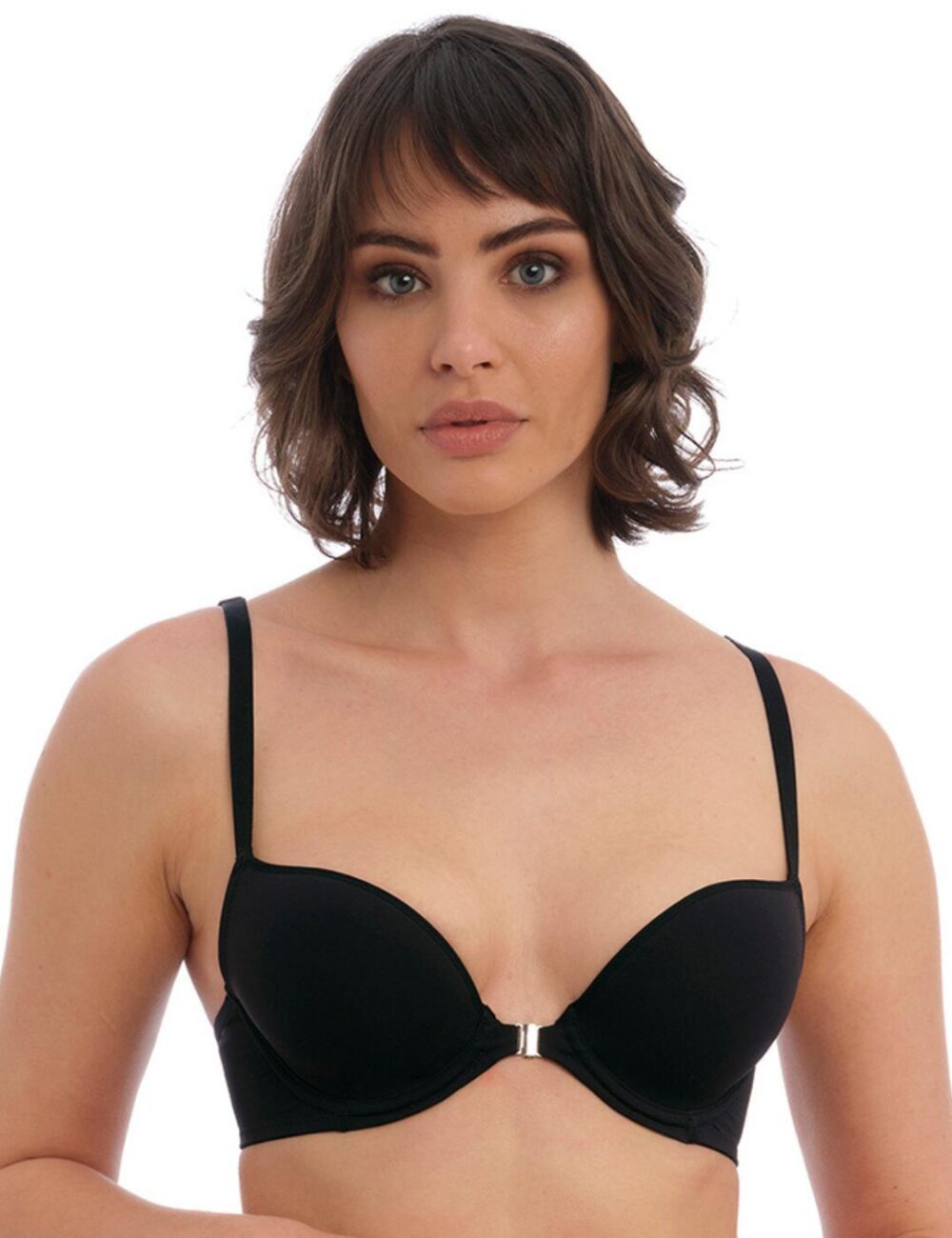 Wacoal Accord Front Fastening Bra - Black - 30D