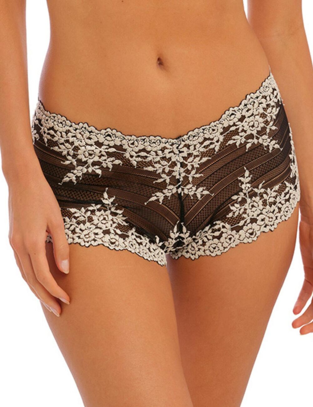 Wacoal Embrace Lace Boy Short - Black - S - 10