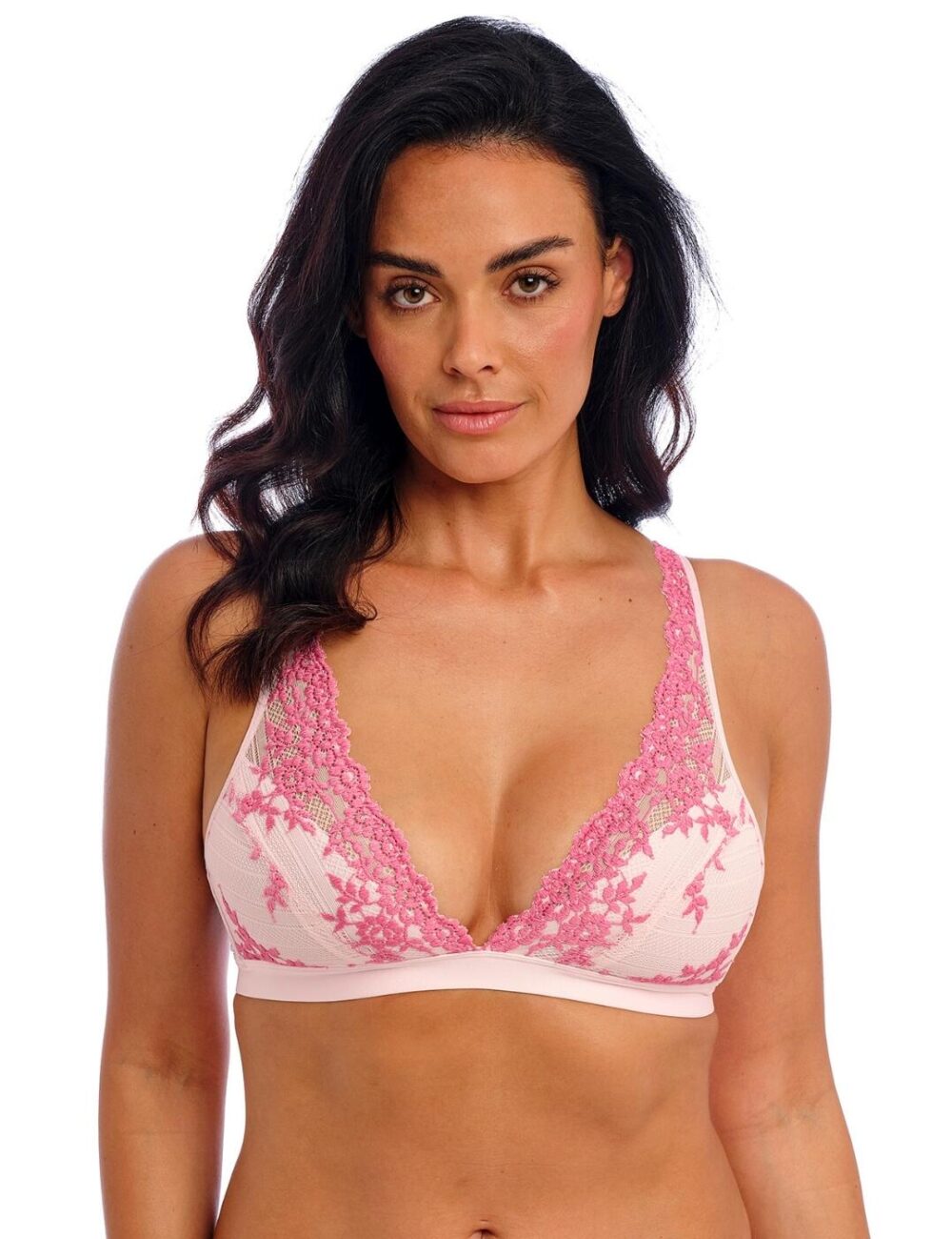 Wacoal Embrace Lace Soft Cup Bra - Ballet Slipper/Chateau Rose - 34