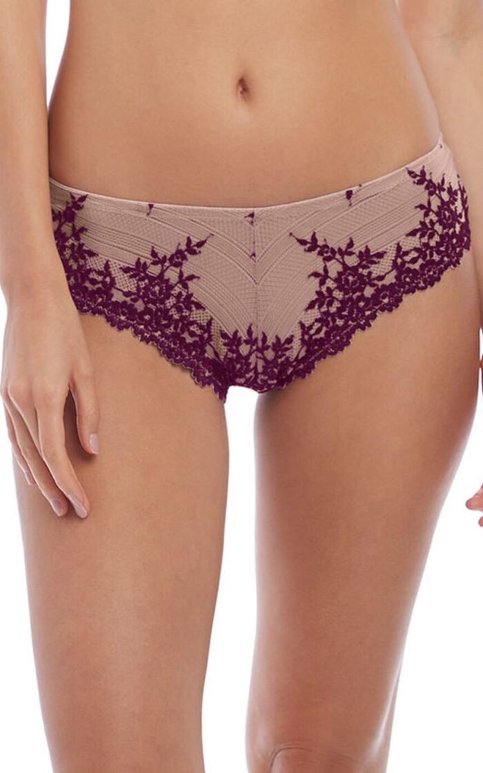 Wacoal Embrace Lace Tanga Brief - Sphinx Pickled Beet - L - 14