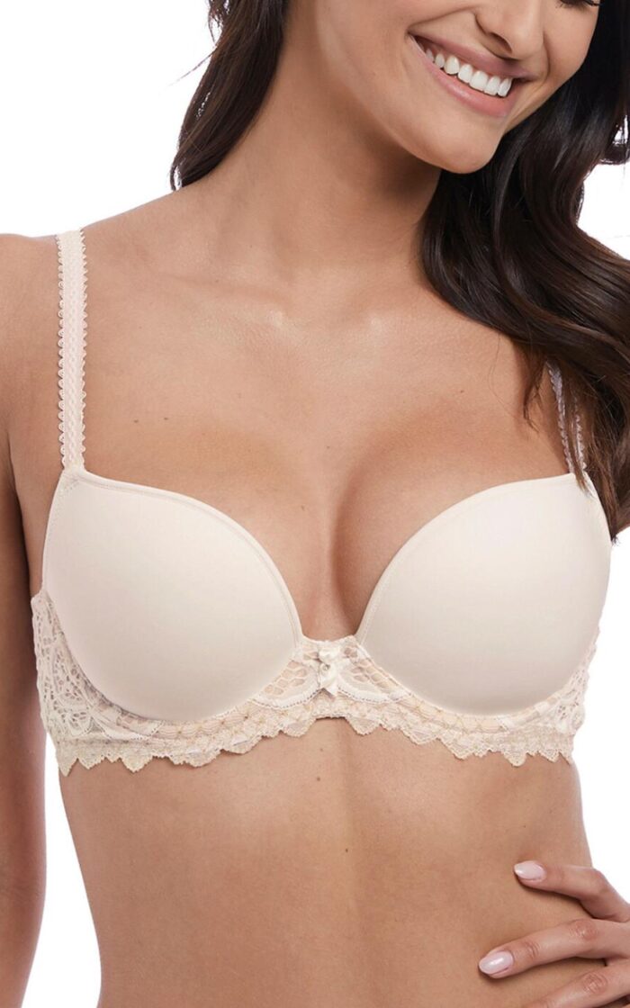 Wacoal Lace Essentiel Contour Bra - Cream/Powder - 30DD