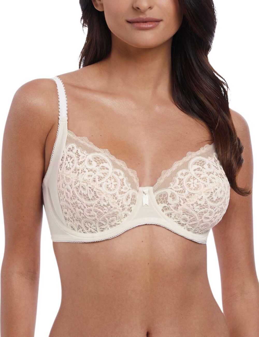 Wacoal Lace Essentiel Full Cup Bra - Cream/Powder - 30DD