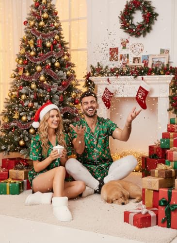 Ekouaer Womens Silk Satin Pajamas Set Short Sleeve Sleepwear Button Down Loungewear 2 Piece Pjs Shorts Set S-5X Plus Size - Image 4