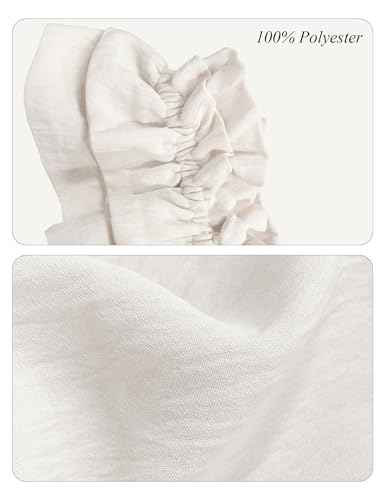 KFUBUO Womens Pajamas Set 2 Piece Ruffle Pj Soft Tank Top and Shorts Sleepwear Set Bridal Pajama for Women Set - Image 7