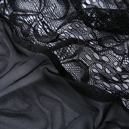 Lingerie for Women Sexy Teddy One-Piece Lace Babydoll Bodysuit Nightie Plus Size - Image 6