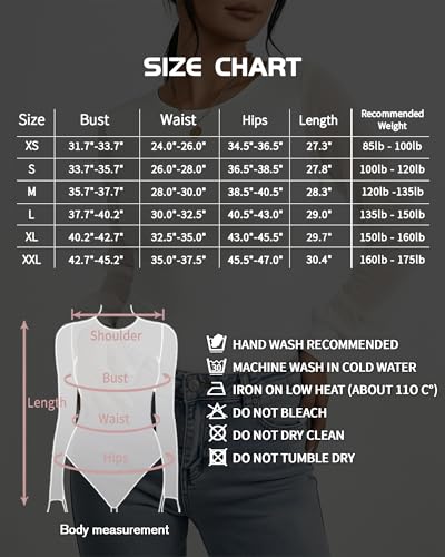 MANGOPOP Women’s Sheer Mesh Puff Long Sleeve Bodysuit Double Lined Crew Neck Thong Body Suits Trendy Fall Tops 2025 - Image 8