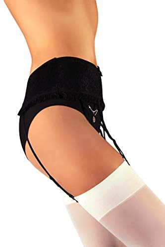 Mila Marutti Stockings for Garter and Suspender Belts for Women | Semi Opaque Thigh High Tights 40D | Made in EU - Image 5