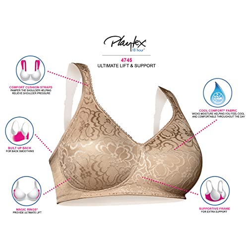 PLAYTEX 18 Hour Ultimate Lift and Support Wire-Free Bra - Image 7