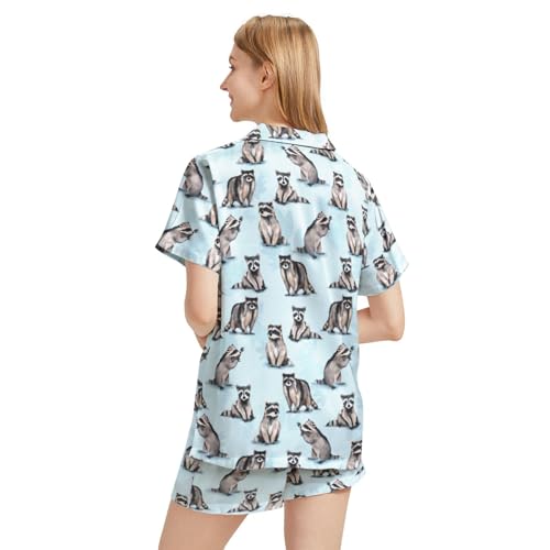 Pajama Sets for Women Short Sleeve Sleepwear Button Down Loungewear 2 Piece Soft PJ Sets XS-3XL - Image 4