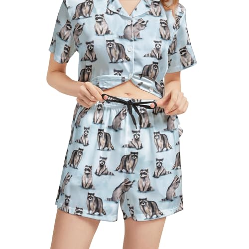 Pajama Sets for Women Short Sleeve Sleepwear Button Down Loungewear 2 Piece Soft PJ Sets XS-3XL - Image 5