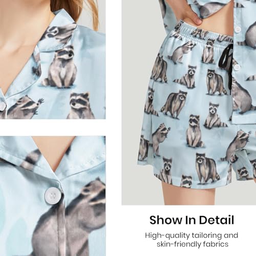 Pajama Sets for Women Short Sleeve Sleepwear Button Down Loungewear 2 Piece Soft PJ Sets XS-3XL - Image 6