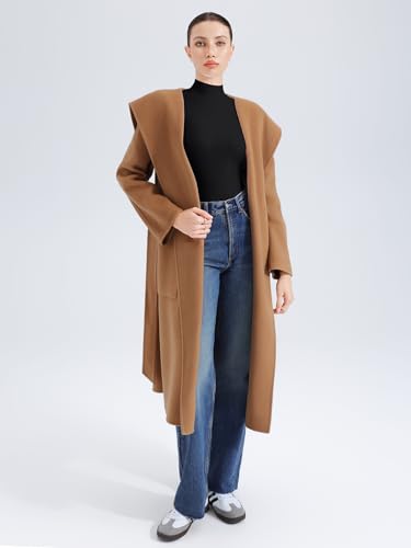 REORIA Women's Turtle Neck Long Sleeve Bodysuit Basic Slim Fit Double Lined Lightweight Layering Top for Fall & Winter - Image 5