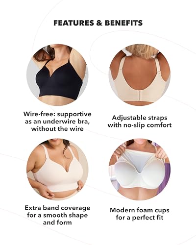 SHAPERMINT Bras for Women - Lingerie Bra, Bralettes for Women with Support, No Underwire Plus Size Bras for Women - Image 6