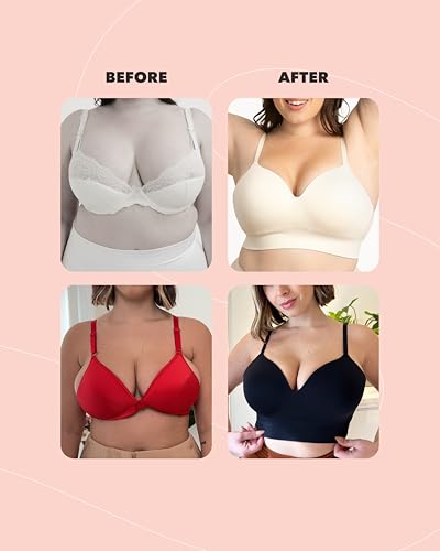 SHAPERMINT Bras for Women - Lingerie Bra, Bralettes for Women with Support, No Underwire Plus Size Bras for Women - Image 7