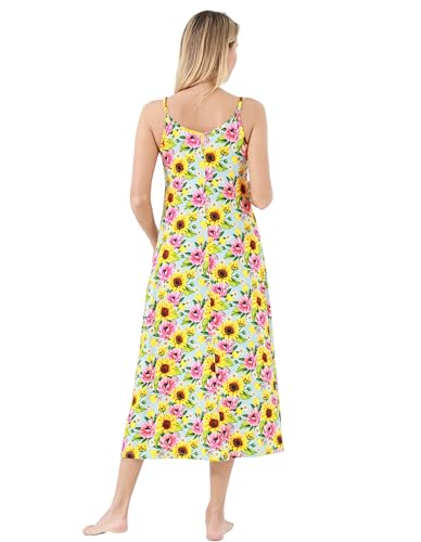 Slip Dress for Women Chemise Nightgown Comfy Full Spaghetti Strap Dresses Viscose from Bamboo Nightwear S-XXL - Image 5