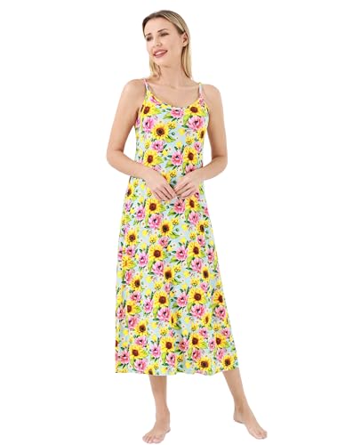 Slip Dress for Women Chemise Nightgown Comfy Full Spaghetti Strap Dresses Viscose from Bamboo Nightwear S-XXL - Image 6