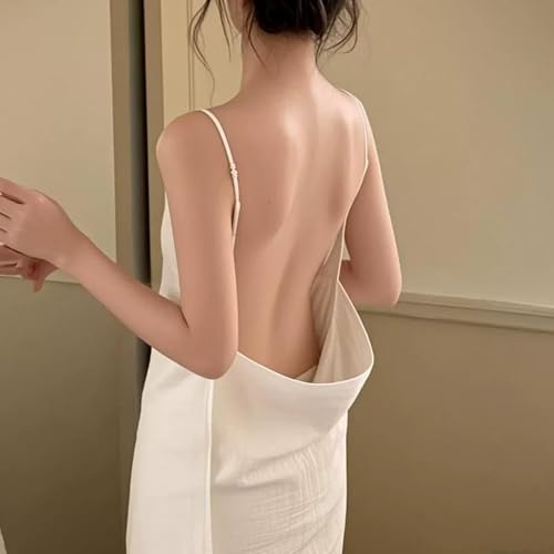 Women Bath Wrap Towel for Womens Shower Adjustable Spa Robe Bathrobe, Suspender, Sleeping Robe, - Image 3