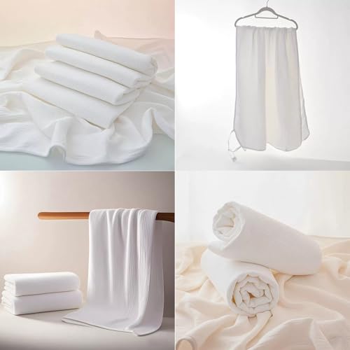 Women Bath Wrap Towel for Womens Shower Adjustable Spa Robe Bathrobe, Suspender, Sleeping Robe, - Image 6