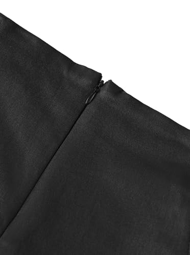 Women's High Waisted Faux Leather Shorts Lace Up Side Crisscross Sexy Mini Booty Skinny Stretch Shorts Y2K Club Party - Image 7