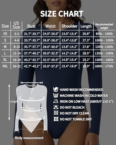 Womens Long Sleeve Crew Neck Body Suits Fall Ribbed Knit Thong Bodysuits Shirts Basic Tops 2025 - Image 8