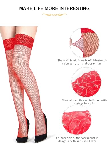 comeondear Women Sexy Garter Belt with Thong Lace Plus Size Garter Belt Lingerie Set Floral Suspender Belt with 4 Strap Clips - Image 7