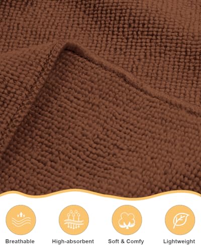 goodmansam Women's Shower Wrap Robes Spa Body Wrap Bathrobe Ultra Absorbent Cover up Towels - Image 7